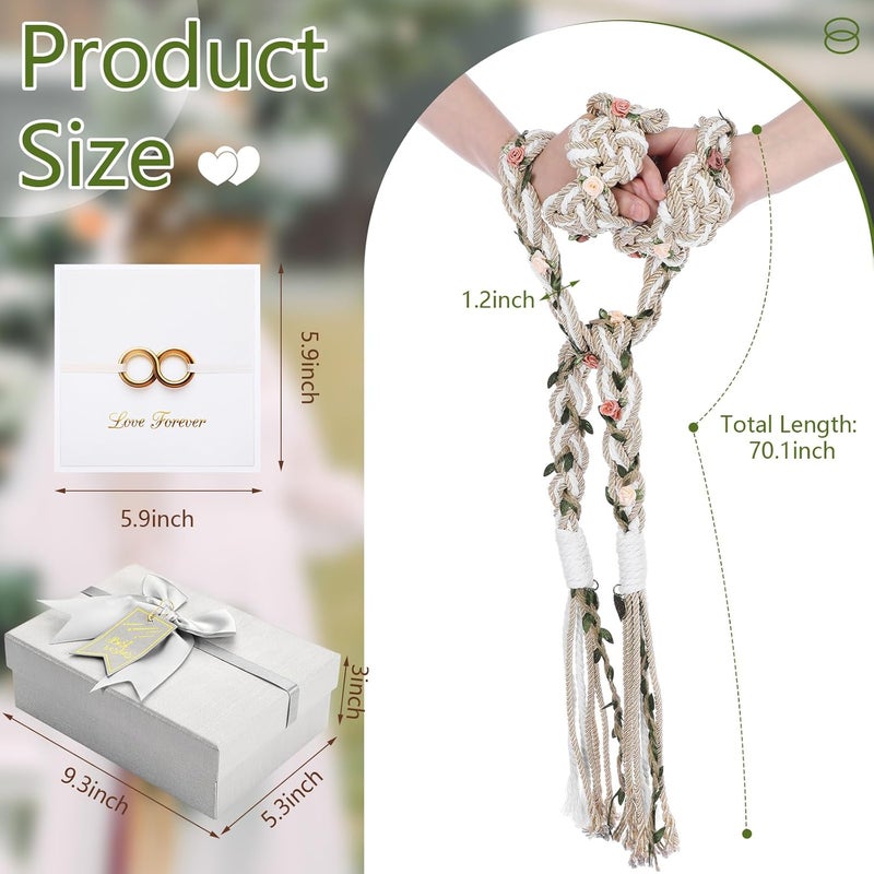 ReliThick Wedding Lasso Handfasting Cord for Wedding Ceremony Rustic Lasso Lazos Cord Traditional Catholic - Image 3